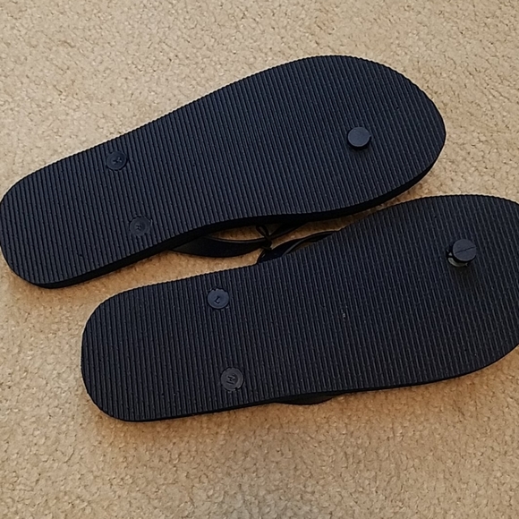 Corona, Navy, white, gold flip flops, Sz S/M - Picture 6 of 6